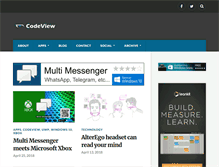 Tablet Screenshot of codeview.net